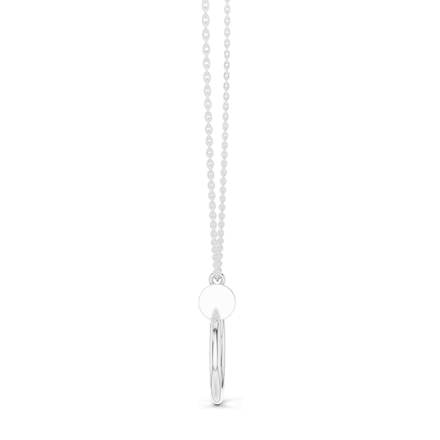 0.214 CT Lab-Created VVS-VS EF CVD Diamond Pendant Necklace | 18KT, 14KT, Rose, Yellow, White Gold | Luxury Fine Jewelry