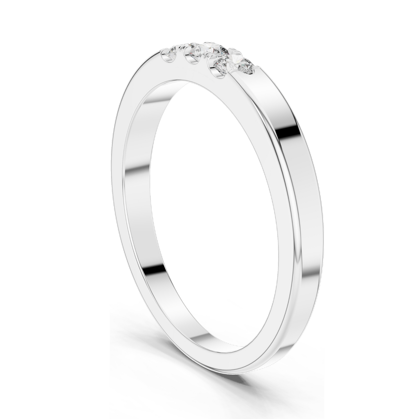 0.195 CT Lab Diamond Ring for Women | VVS-VS EF Clarity | Available in 18KT, 14KT, 10KT Gold & 925 Silver | Rose, Yellow, White Gold & Moissanite Options β¨