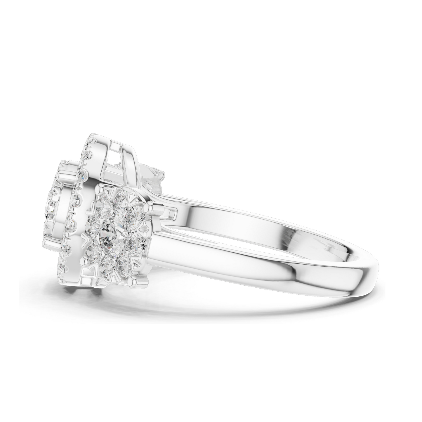 1.02 CT Lab Diamond Ladies Ring | VVS-VS EF Clarity | 18KT, 14KT, 10KT Gold & 925 Silver | Rose, Yellow, White Gold & Moissanite Options