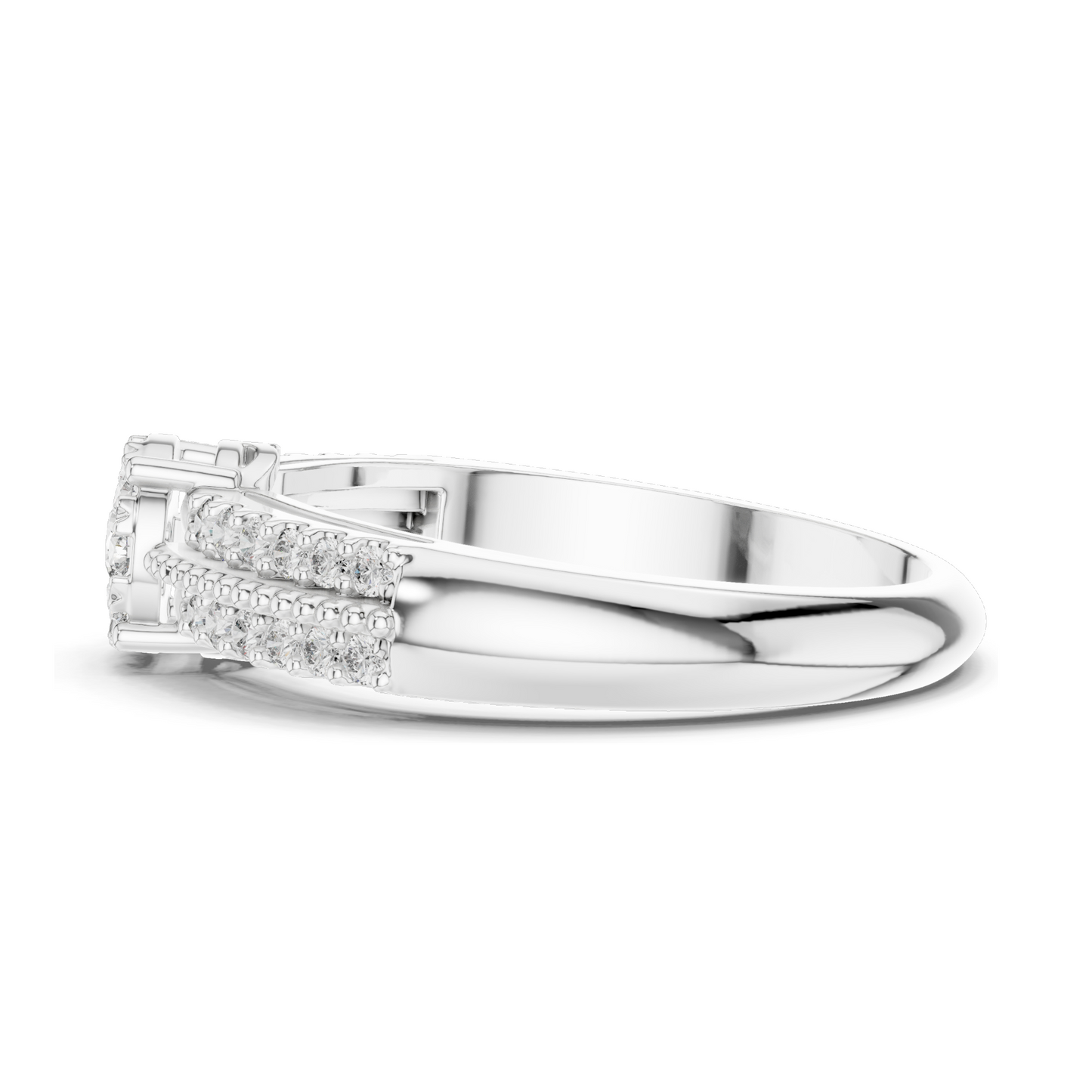 0.334 CT Lab Diamond Engagement Ring for Women | VVS-VS EF Clarity | 18KT, 14KT, 10KT Gold & 925 Silver | Rose, Yellow, White Gold & Moissanite Options