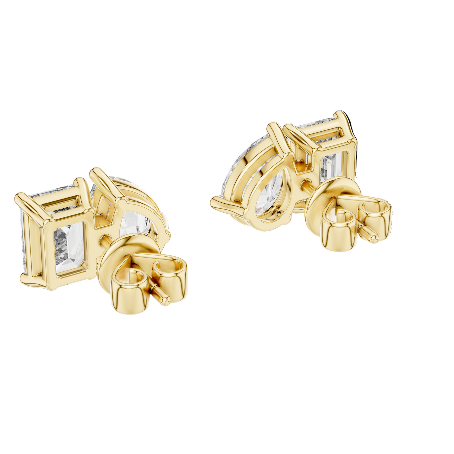 3.6 CT Lab-Grown Diamond Earrings for Women | VVS-VS EF Clarity | 18KT, 14KT, 10KT Gold & 925 Silver | Rose, Yellow, White Gold & Moissanite Options