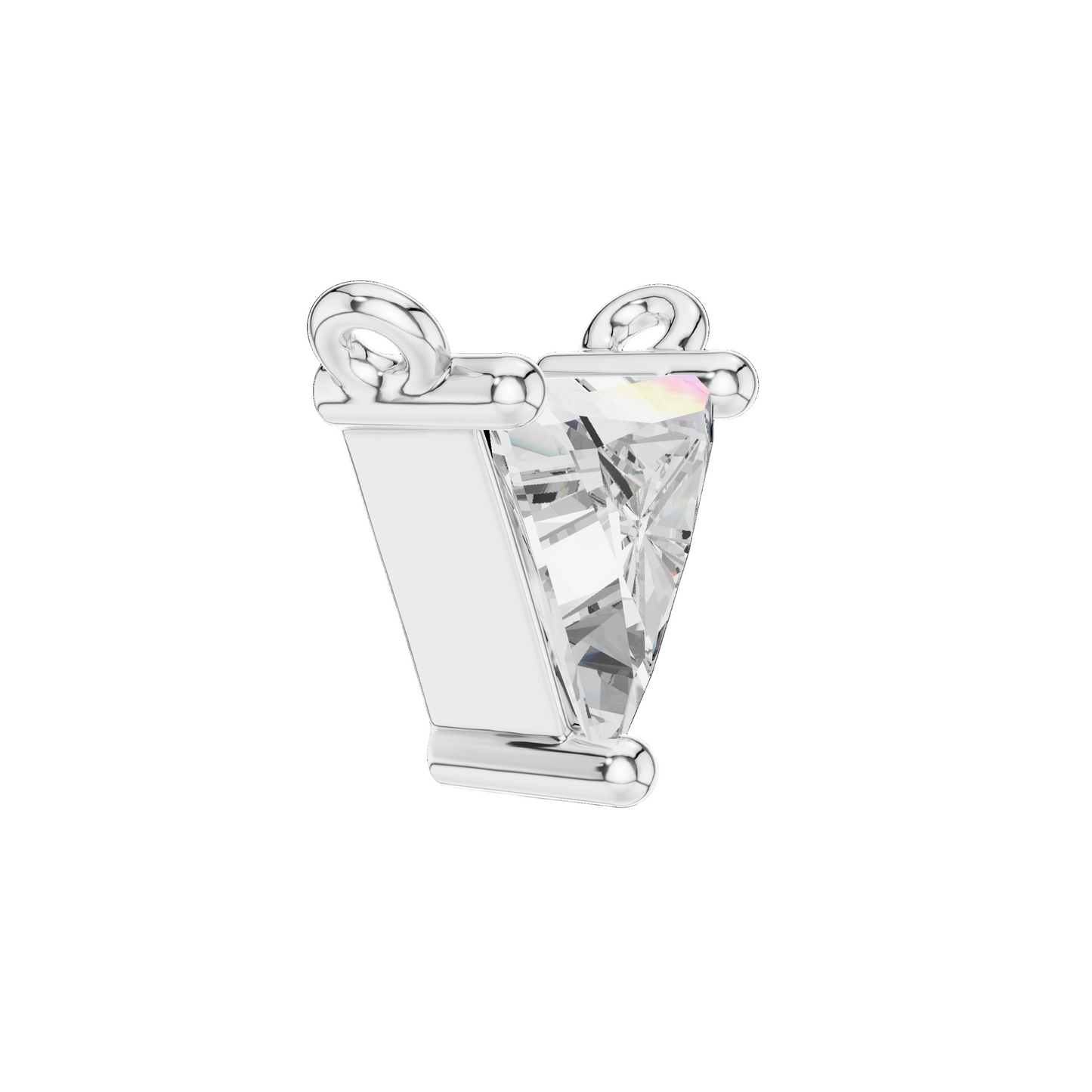 0.74 CT Lab VVS-VS-EF CVD Diamond Pendant Necklace | 18KT, 14KT Rose, Yellow, White Gold | Elegant Chain Pendant for Women