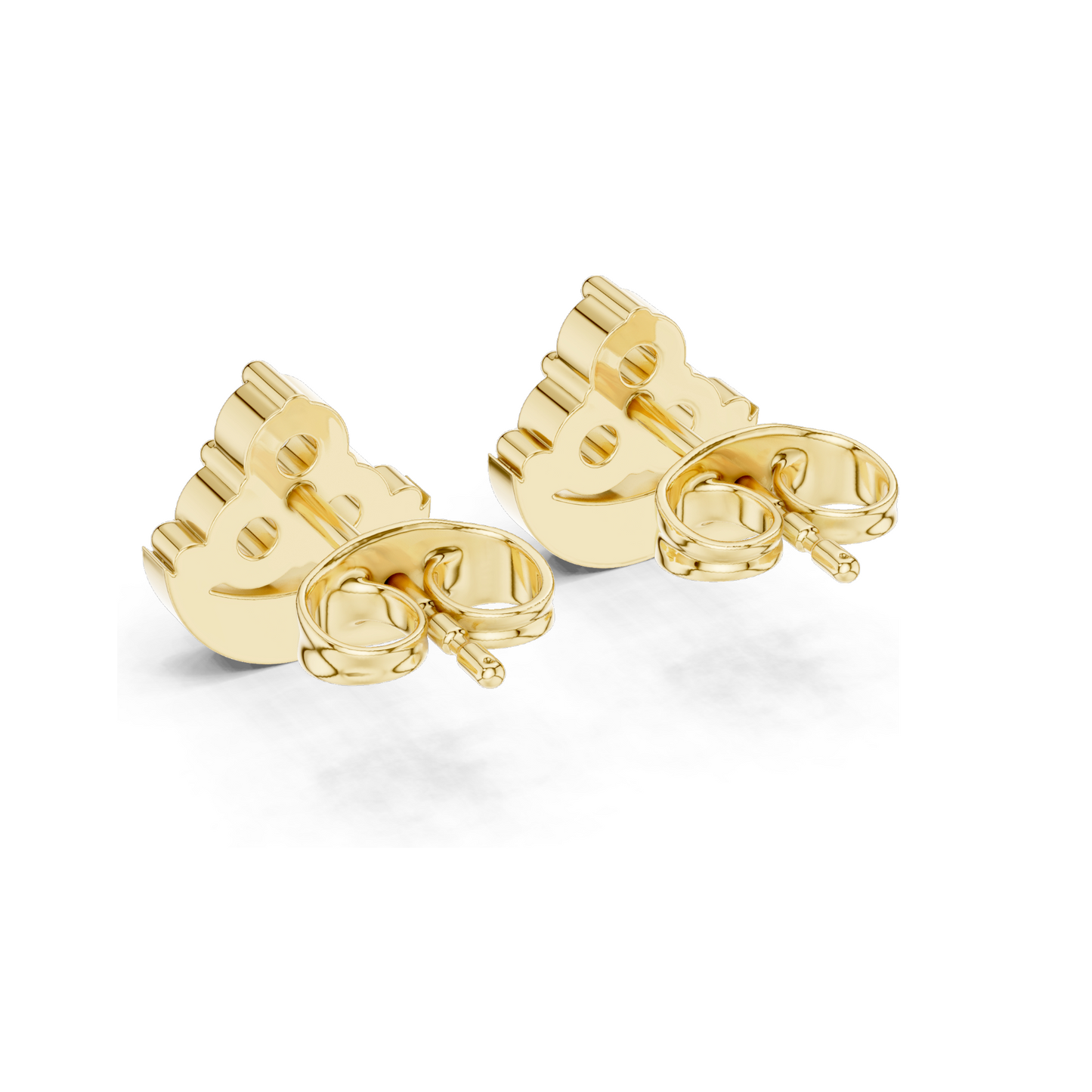 Diamond Crescent Moon Earrings | Lab-Grown VVS-VS Clarity, 0.36 CT Total Weight | 18KT, 14KT, 10KT Gold & 925 Silver | Rose, Yellow, White Gold & Moissanite Options