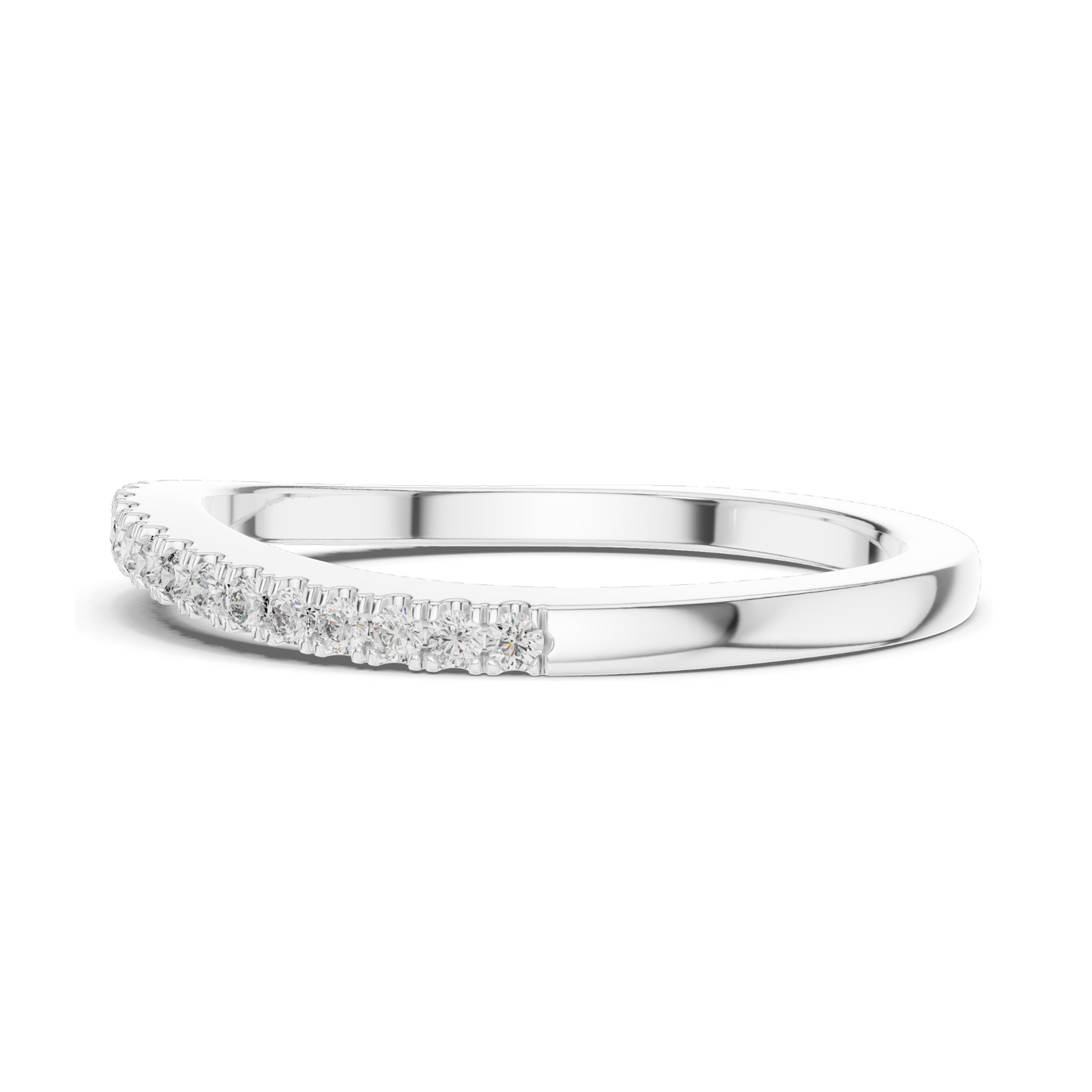 0.216 CT Lab-Grown Diamond Eternity Band | Round Brilliant Cut | 18KT, 14KT, 10KT Gold & 925 Silver | Rose, Yellow, White Gold Options | Luxury Fine Jewelry