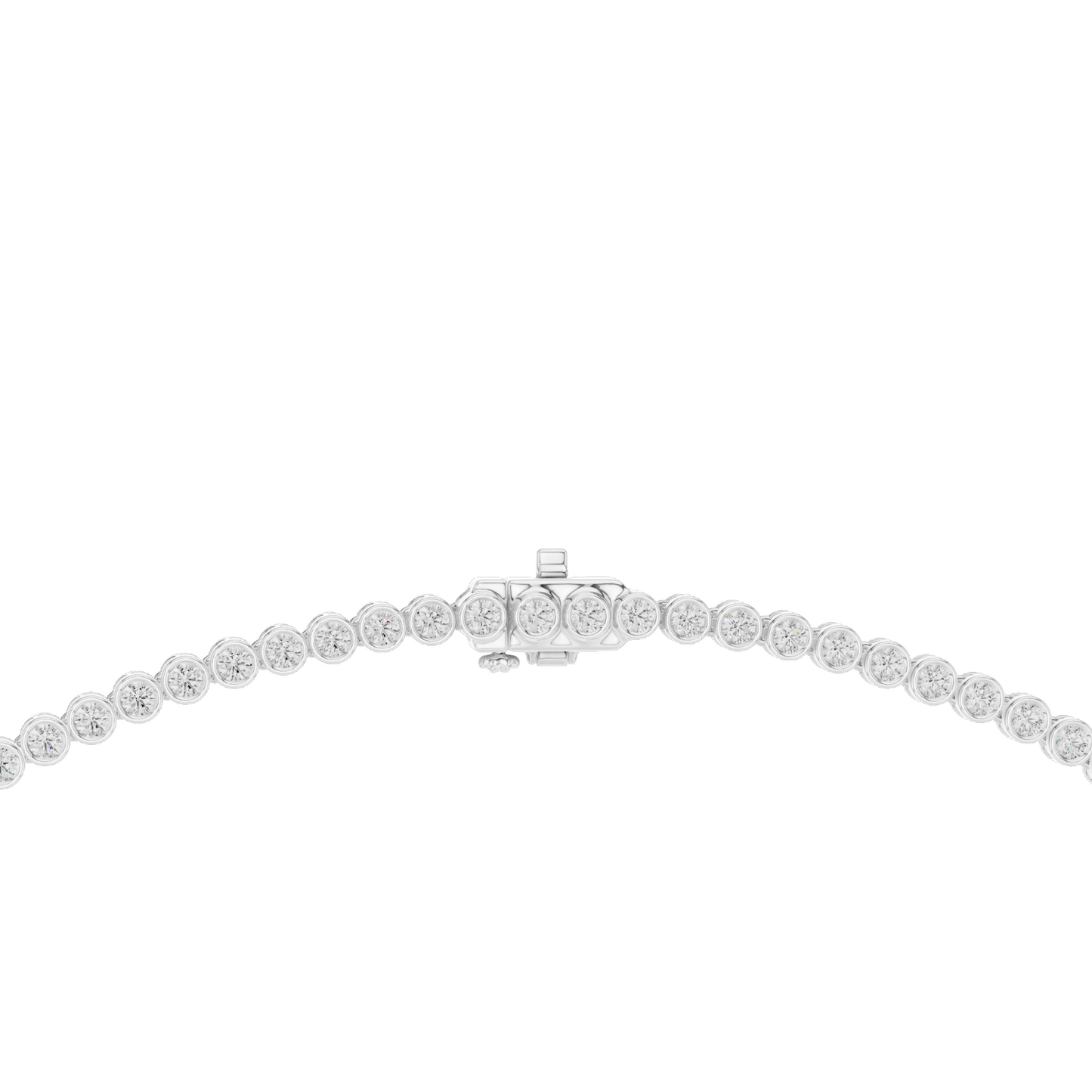 11.006 CT Lab-Created VVS-VS EF CVD Diamond Tennis Necklace | Round Brilliant Cut Diamonds | 18KT, 14KT, Rose, Yellow, White Gold | Luxury Fine Jewelry