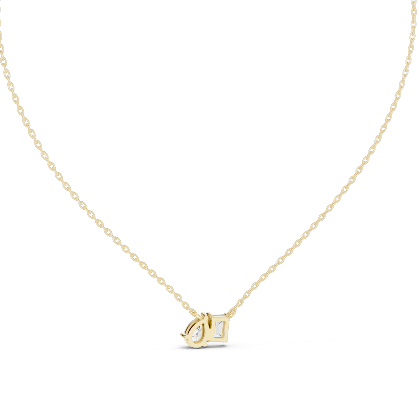 0.96 CT Lab-Created VVS-VS EF CVD Diamond Pendant | Elegant 18KT, 14KT Gold in Rose, Yellow, White Gold | Fine Jewelry