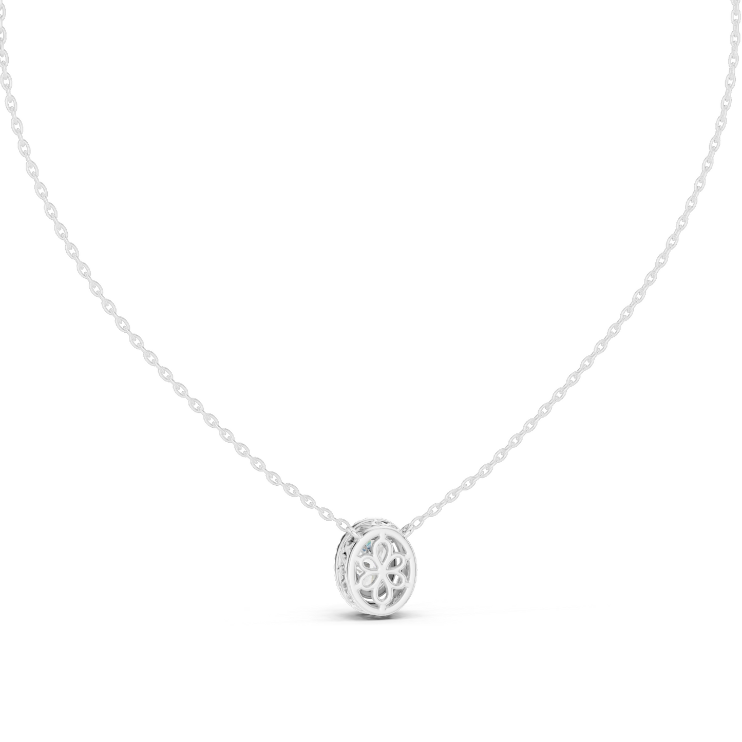 1.363 CT Lab-Created Diamond Pendant Necklace | VVS-VS EF CVD Diamonds | Available in 18KT, 14KT, Rose, Yellow, White Gold | Elegant Fine Jewelry