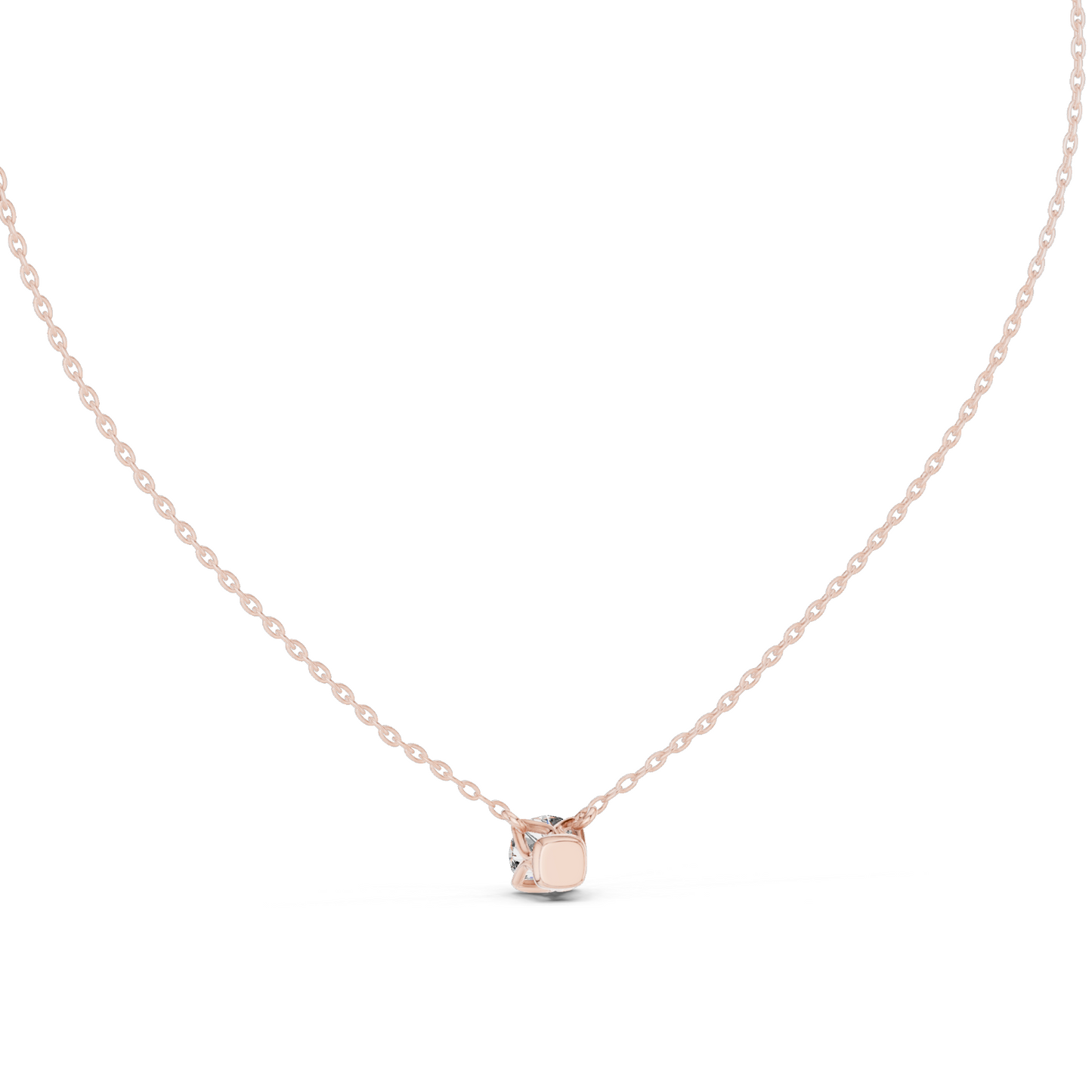0.85 CT Lab-Created VVS-VS EF CVD Diamond Necklace | 18KT, 14KT Gold | Rose, Yellow, White Gold | Elegant Fine Jewelry