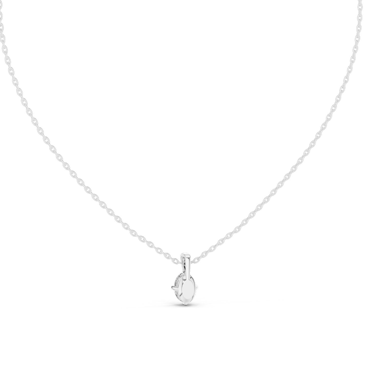 0.75 CT Lab-Created VVS-VS EF CVD Diamond Necklace | Classic Round Cut | 18KT, 14KT, Rose, Yellow, White Gold | Luxury Fine Jewelry