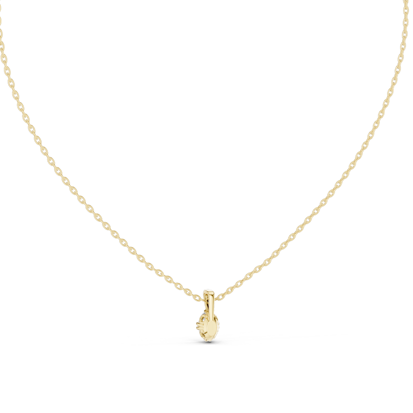 0.5 CT Lab-Created VVS-VS EF CVD Diamond Necklace | Pear Cut Diamonds | 18KT, 14KT, Rose, Yellow, White Gold