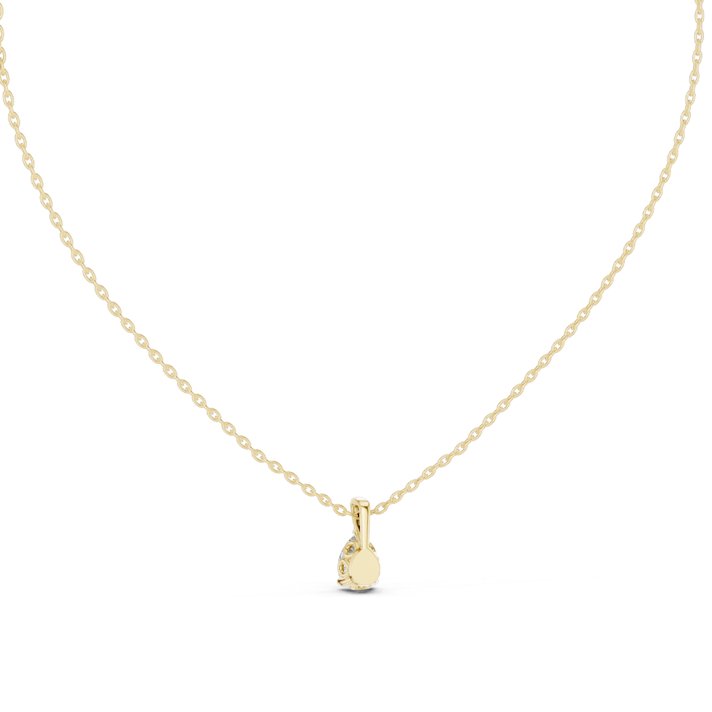 0.75 CT Lab-Created VVS-VS EF Diamond Necklace | Pear Cut | 18KT Gold in Rose, Yellow, White | Fine Jewelry