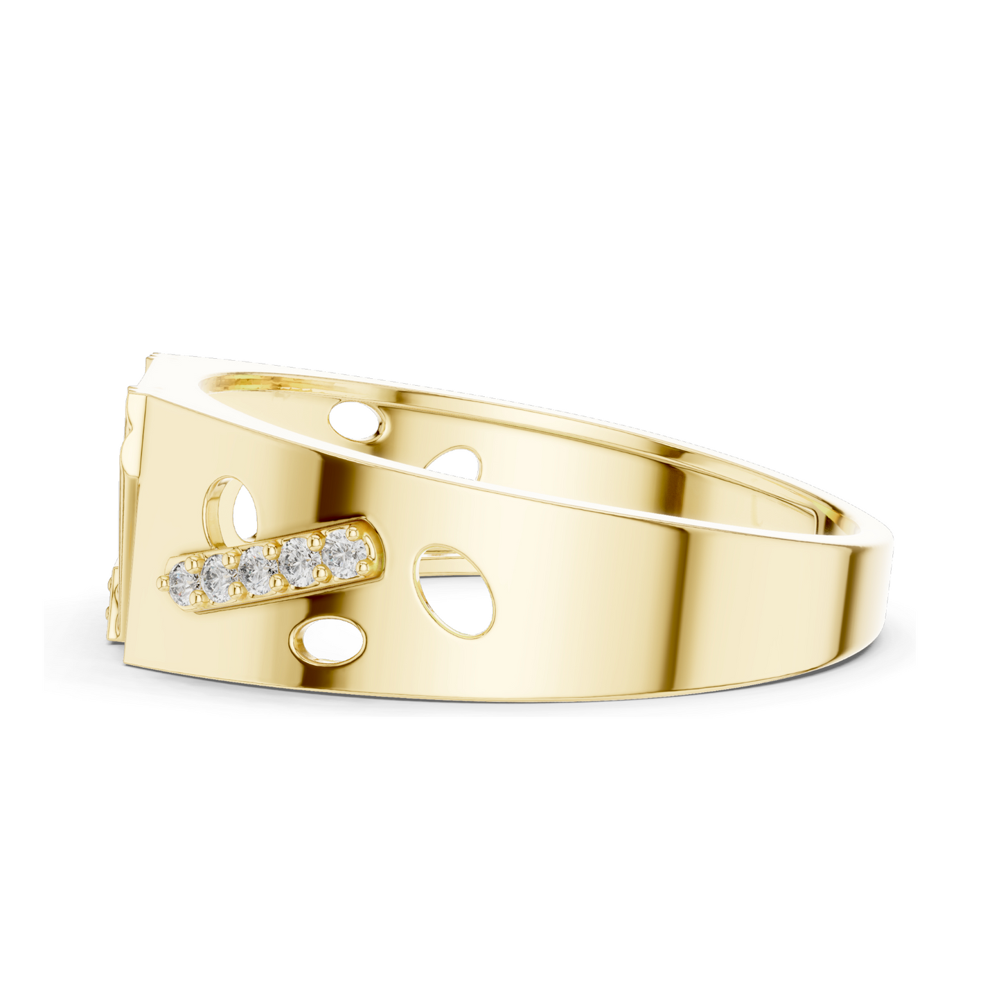 0.182 CT Lab Diamond Women's Ring | VVS-VS EF Clarity | 18KT, 14KT, 10KT Gold & 925 Silver | Rose, Yellow, White Gold & Moissanite Options