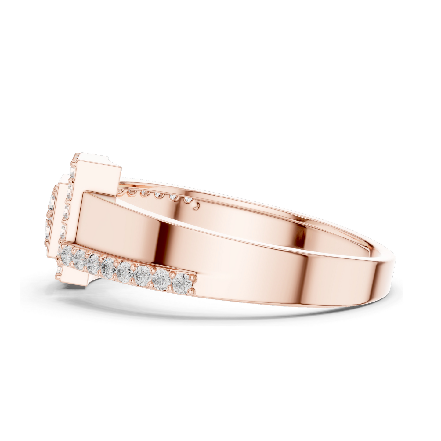 Lab Diamond Ladies Ring | VVS-VS Clarity, 0.33 CT | 18KT, 14KT, 10KT Gold & 925 Silver | Rose, Yellow, White Gold & Moissanite Options