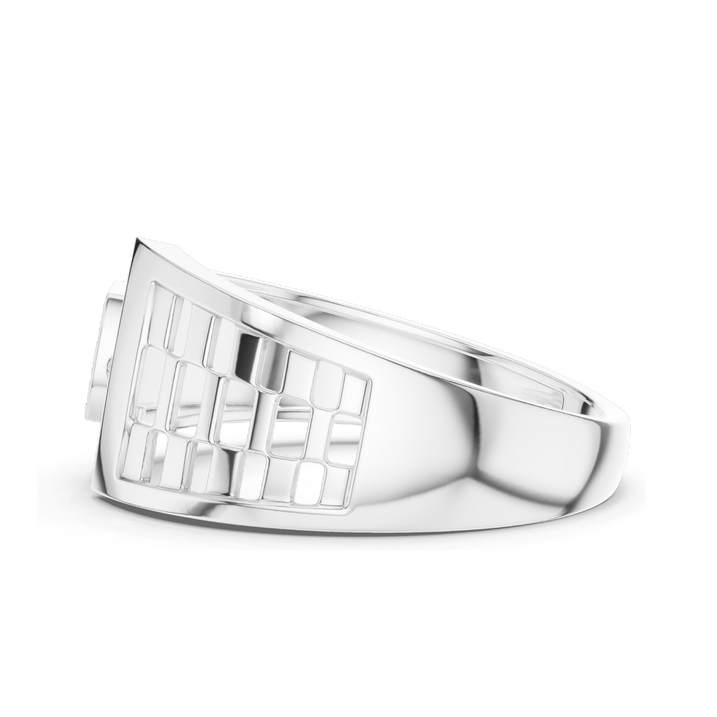 0.167 CT Lab Diamond Designer Ladies Ring | VVS-VS EF Clarity | Available in 18KT, 14KT, 10KT Gold & 925 Silver | Moissanite Option