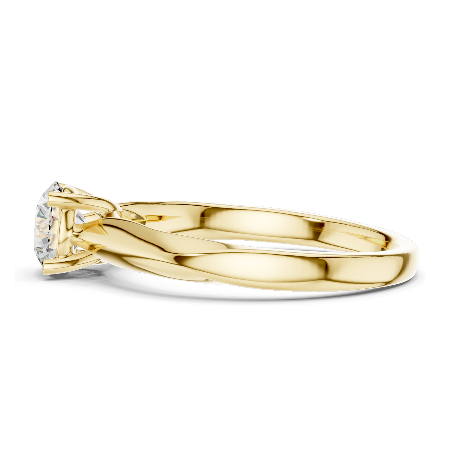 0.65 CT Lab-Grown Diamond Solitaire Ring for Women | VVS-VS EF Clarity | 18KT, 14KT, 10KT Gold & 925 Silver | Rose, Yellow, White Gold & Moissanite Options
