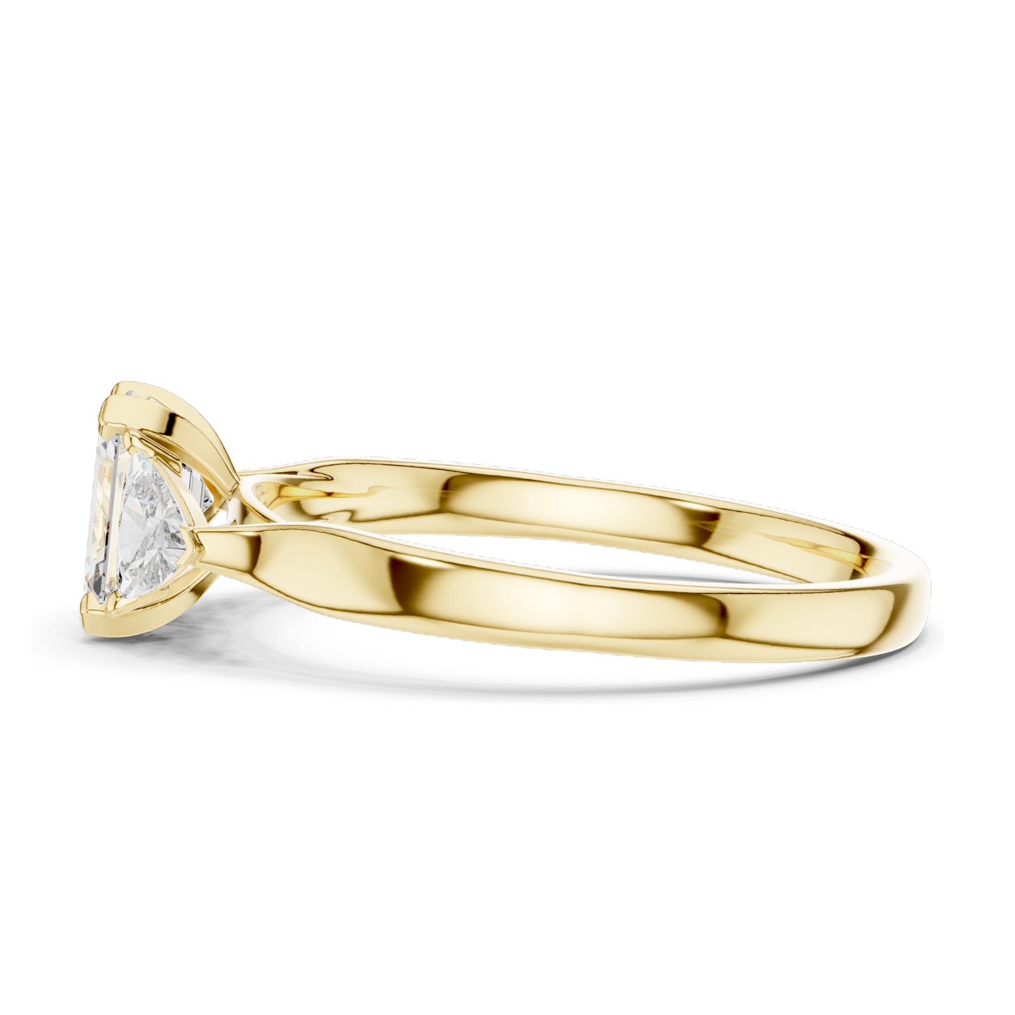 2.0 CT Lab-Grown VVS-VS EF CVD Diamond Ring | Elegant 18KT Gold, 14KT, 10KT & Silver | Available in Rose, Yellow, White Gold & Moissanite Options