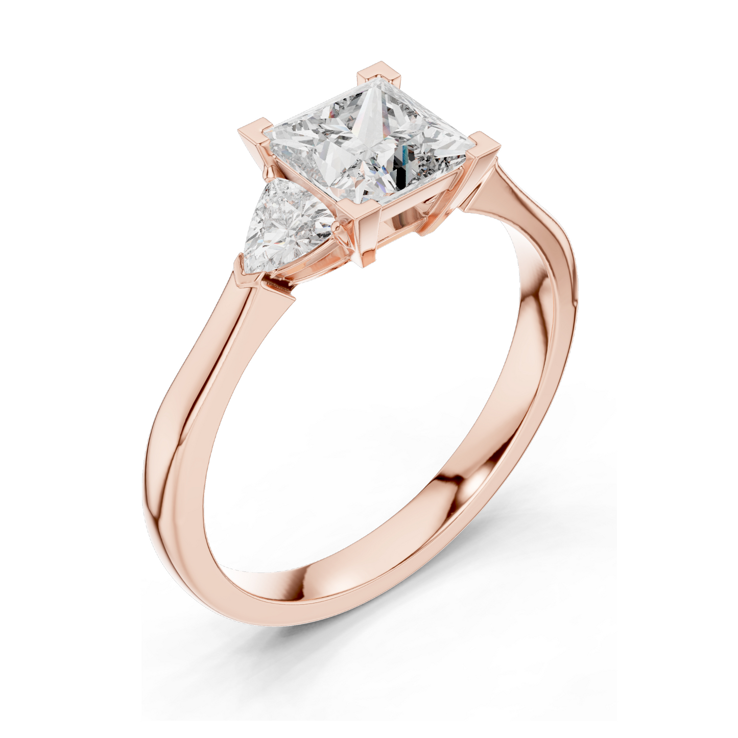 1.3 CT Lab Diamond Ladies Ring | VVS-VS EF Clarity | CVD Cut | 18KT, 14KT, 10KT Gold & 925 Silver | Rose, Yellow, White Gold & Moissanite Options