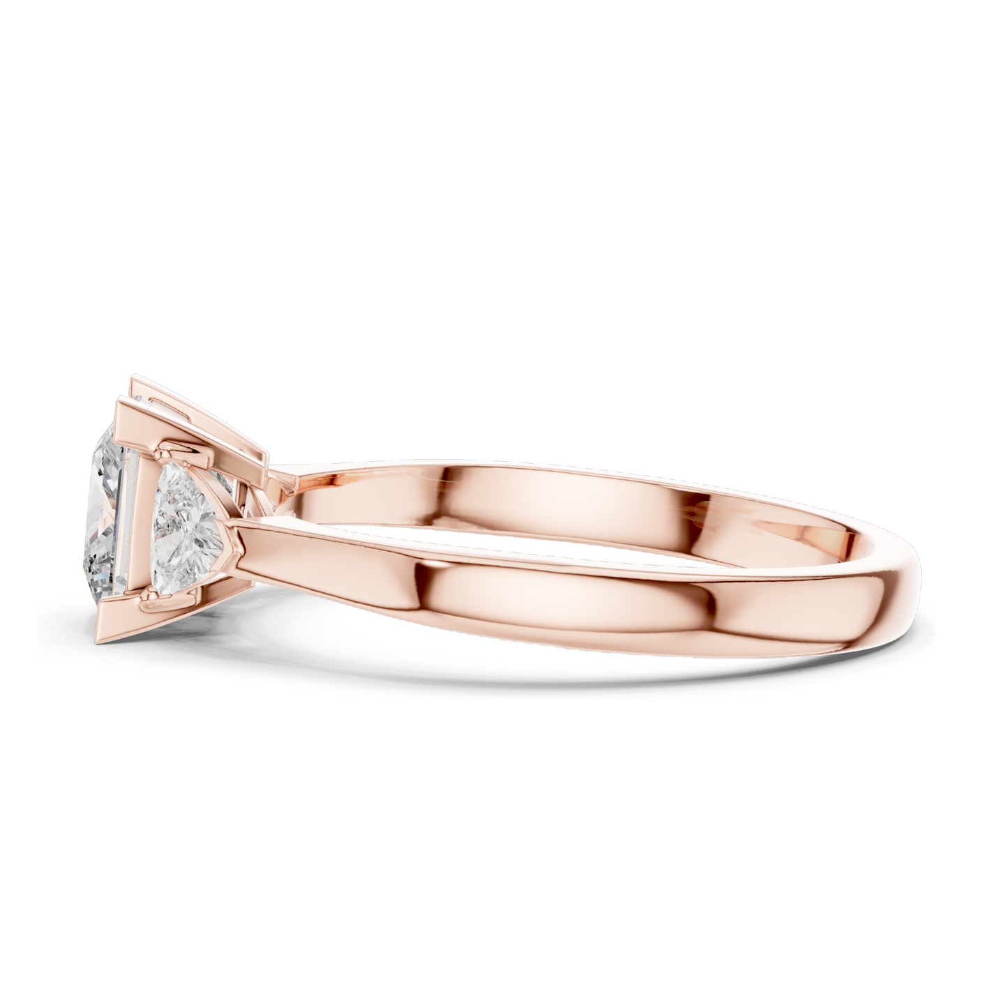 1.3 CT Lab Diamond Ladies Ring | VVS-VS EF Clarity | CVD Cut | 18KT, 14KT, 10KT Gold & 925 Silver | Rose, Yellow, White Gold & Moissanite Options