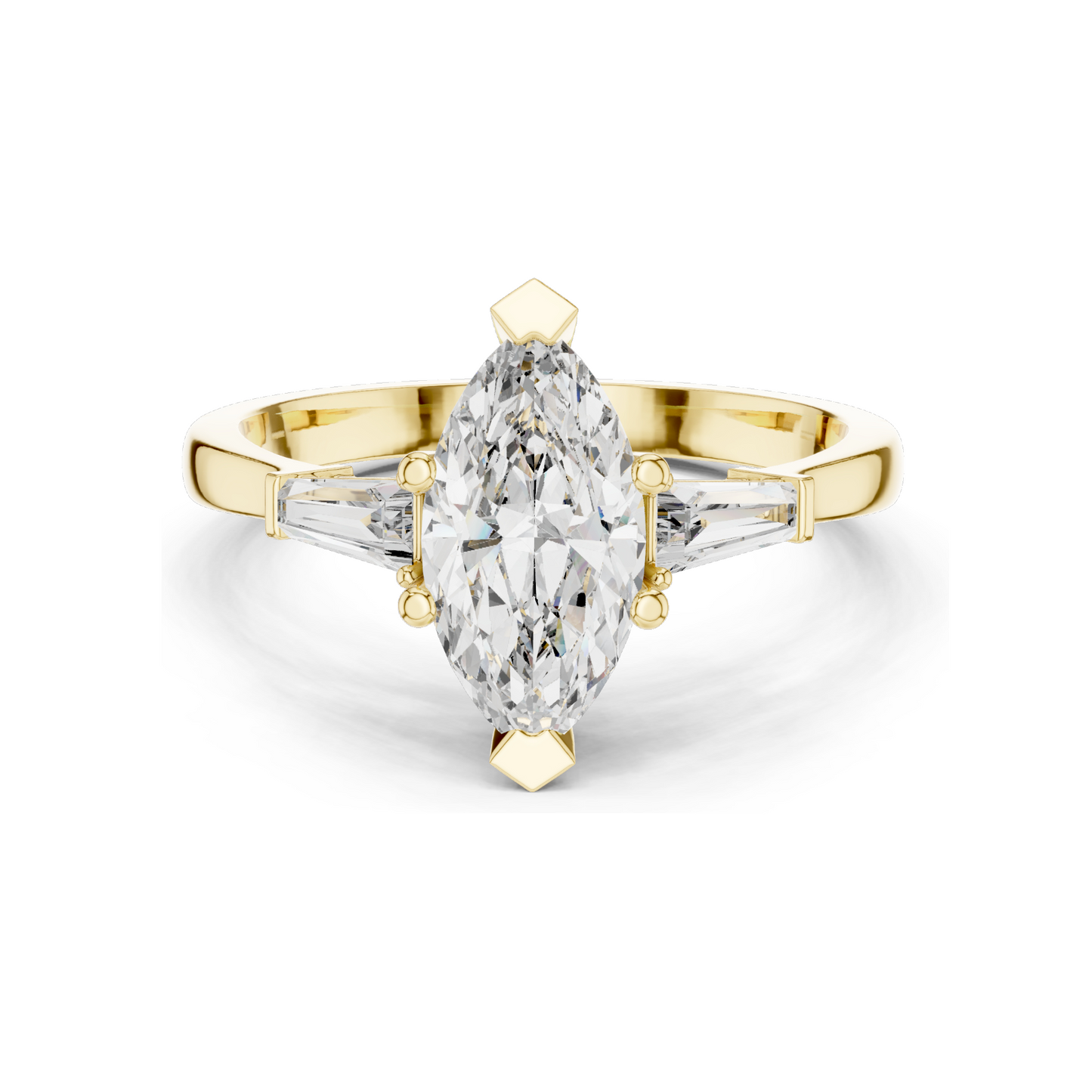 1.47 CT Lab Diamond Solitaire Ring for Women | VVS-VS EF Clarity | 18KT, 14KT, 10KT Gold & 925 Silver | Rose, Yellow, White Gold & Moissanite Options