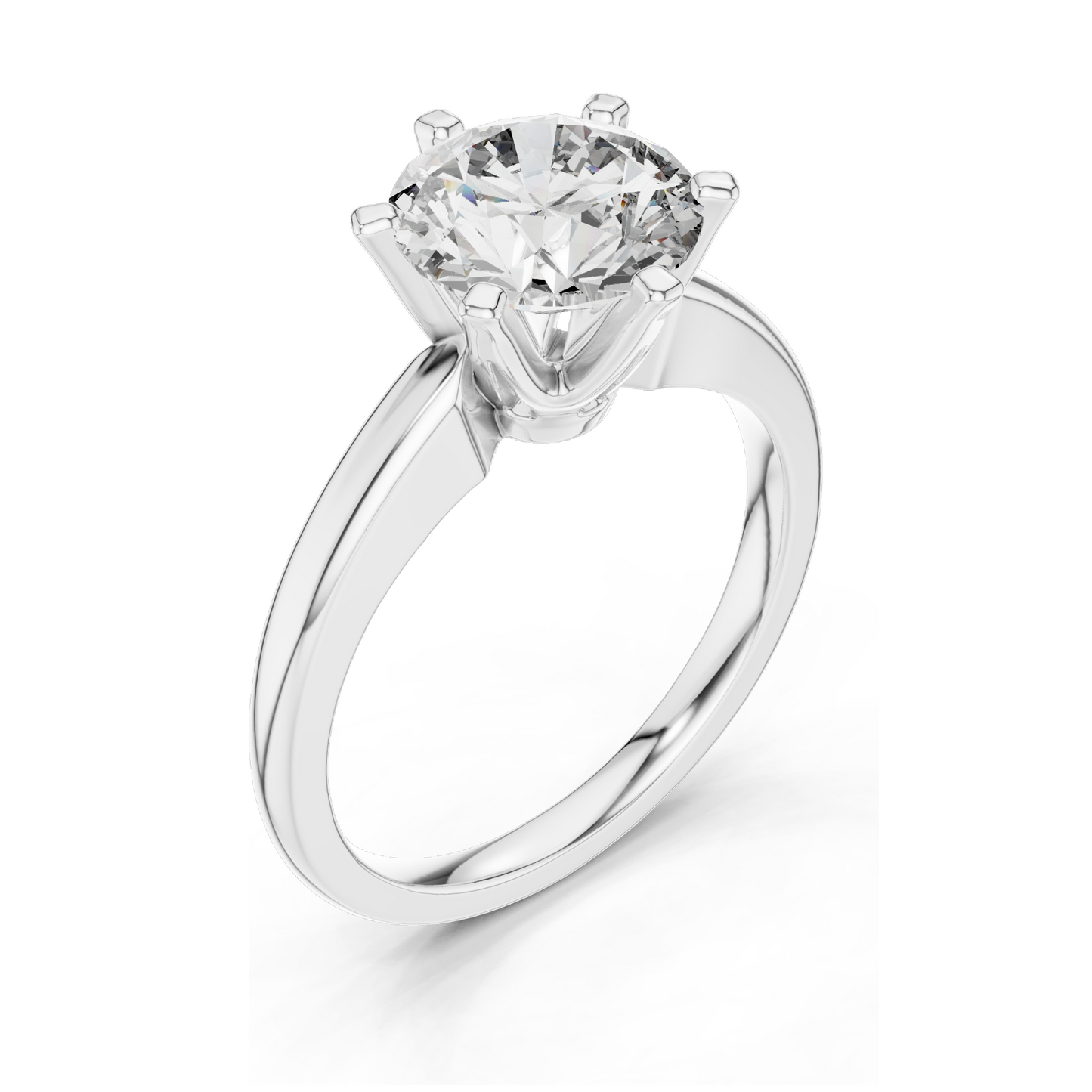 1.17 CT Lab Diamond Solitaire Ring for Women | VVS-VS Clarity | 18KT, 14KT, 10KT Gold & 925 Silver | Rose, Yellow, White Gold & Moissanite Options