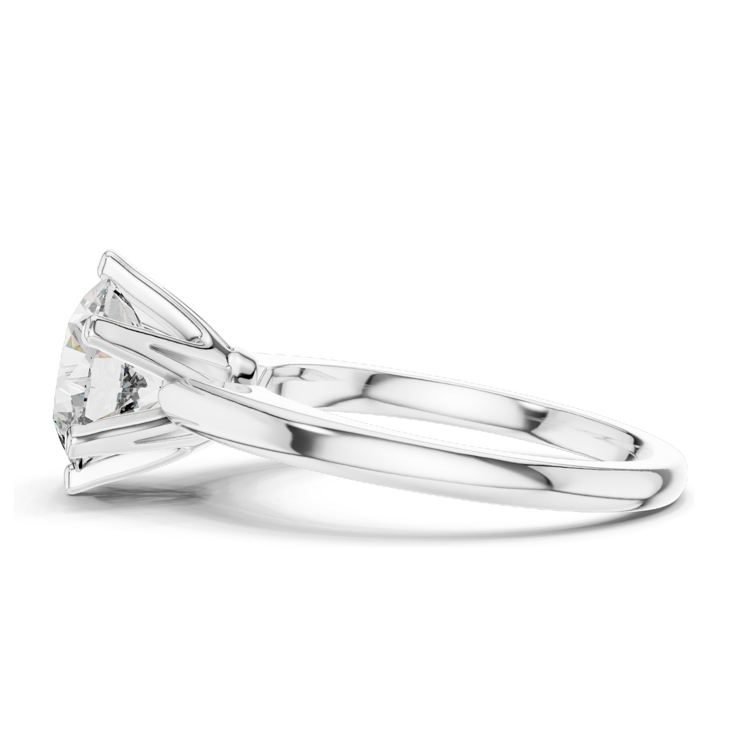 1.17 CT Lab Diamond Solitaire Ring for Women | VVS-VS Clarity | 18KT, 14KT, 10KT Gold & 925 Silver | Rose, Yellow, White Gold & Moissanite Options