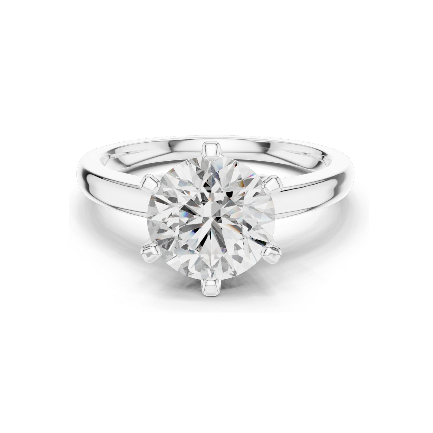 1.17 CT Lab Diamond Solitaire Ring for Women | VVS-VS Clarity | 18KT, 14KT, 10KT Gold & 925 Silver | Rose, Yellow, White Gold & Moissanite Options