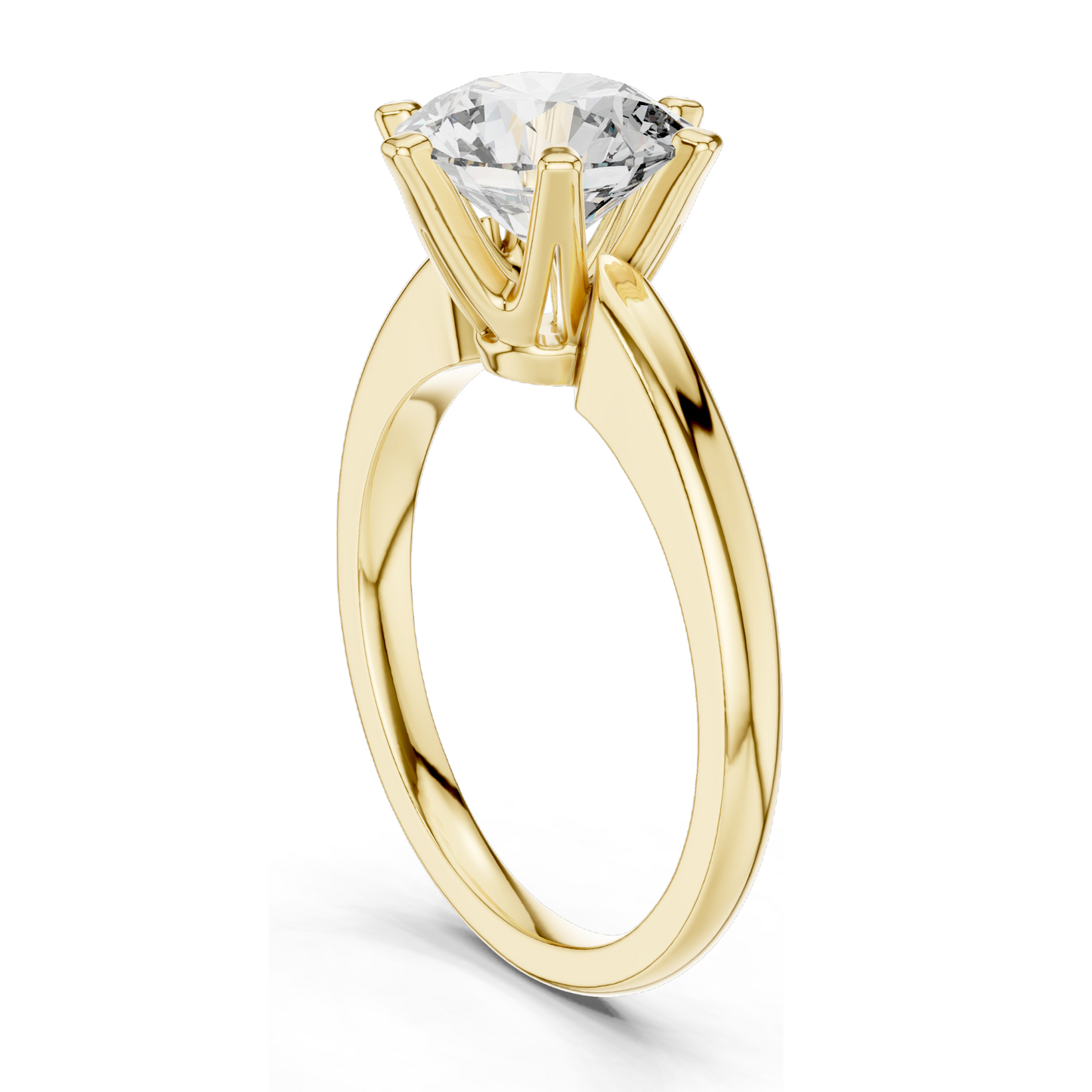 1.17 CT Lab Diamond Solitaire Ring for Women | VVS-VS Clarity | 18KT, 14KT, 10KT Gold & 925 Silver | Rose, Yellow, White Gold & Moissanite Options