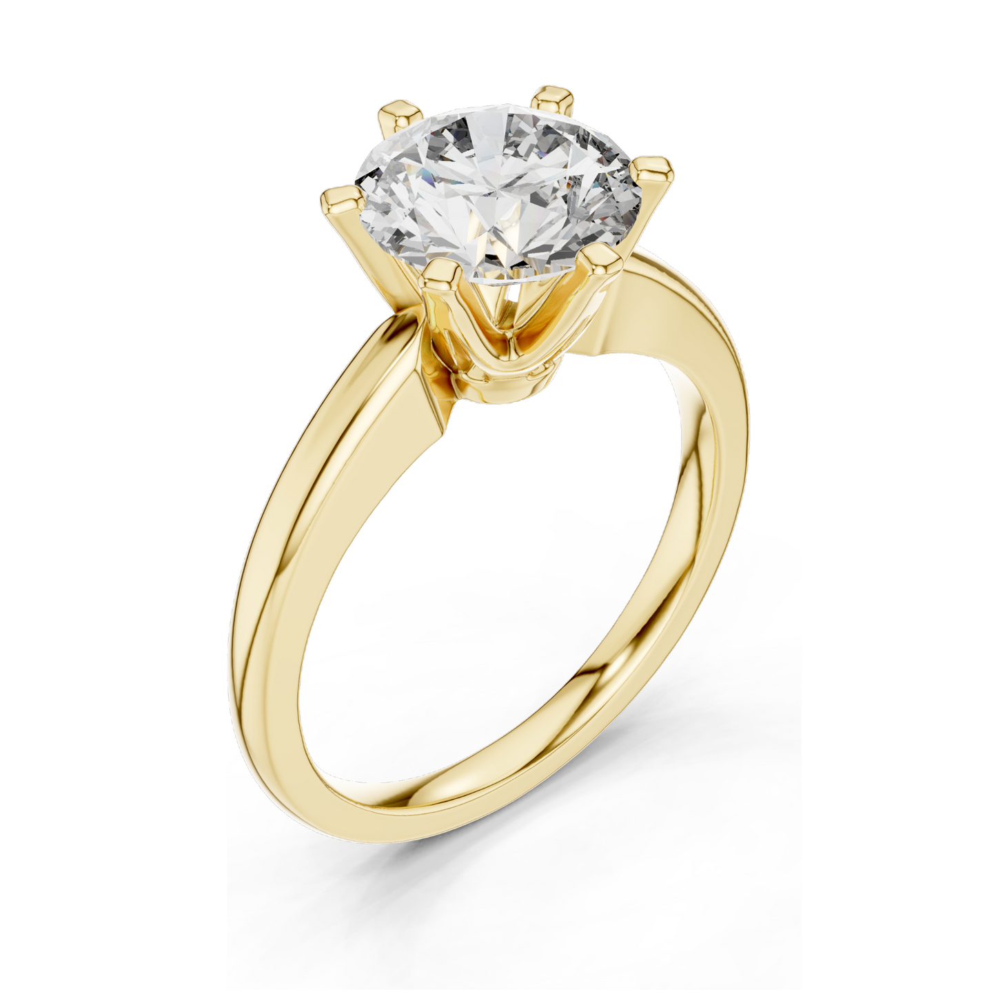 1.17 CT Lab Diamond Solitaire Ring for Women | VVS-VS Clarity | 18KT, 14KT, 10KT Gold & 925 Silver | Rose, Yellow, White Gold & Moissanite Options