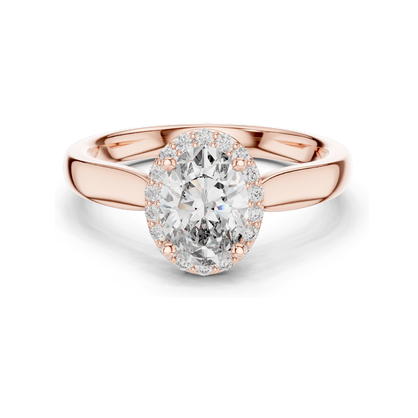 0.808 CT Lab Diamond Ring for Women | VVS-VS EF Clarity | 18KT, 14KT, 10KT Gold & 925 Silver | Rose, Yellow, White Gold & Moissanite Options