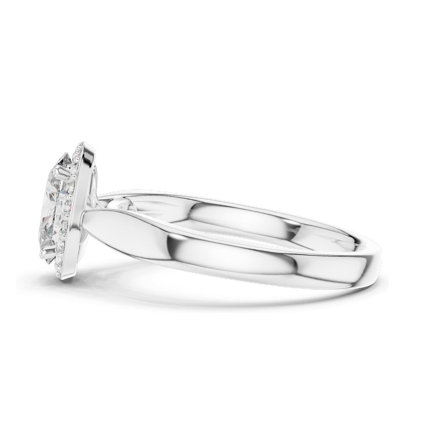 0.808 CT Lab Diamond Ring for Women | VVS-VS EF Clarity | 18KT, 14KT, 10KT Gold & 925 Silver | Rose, Yellow, White Gold & Moissanite Options