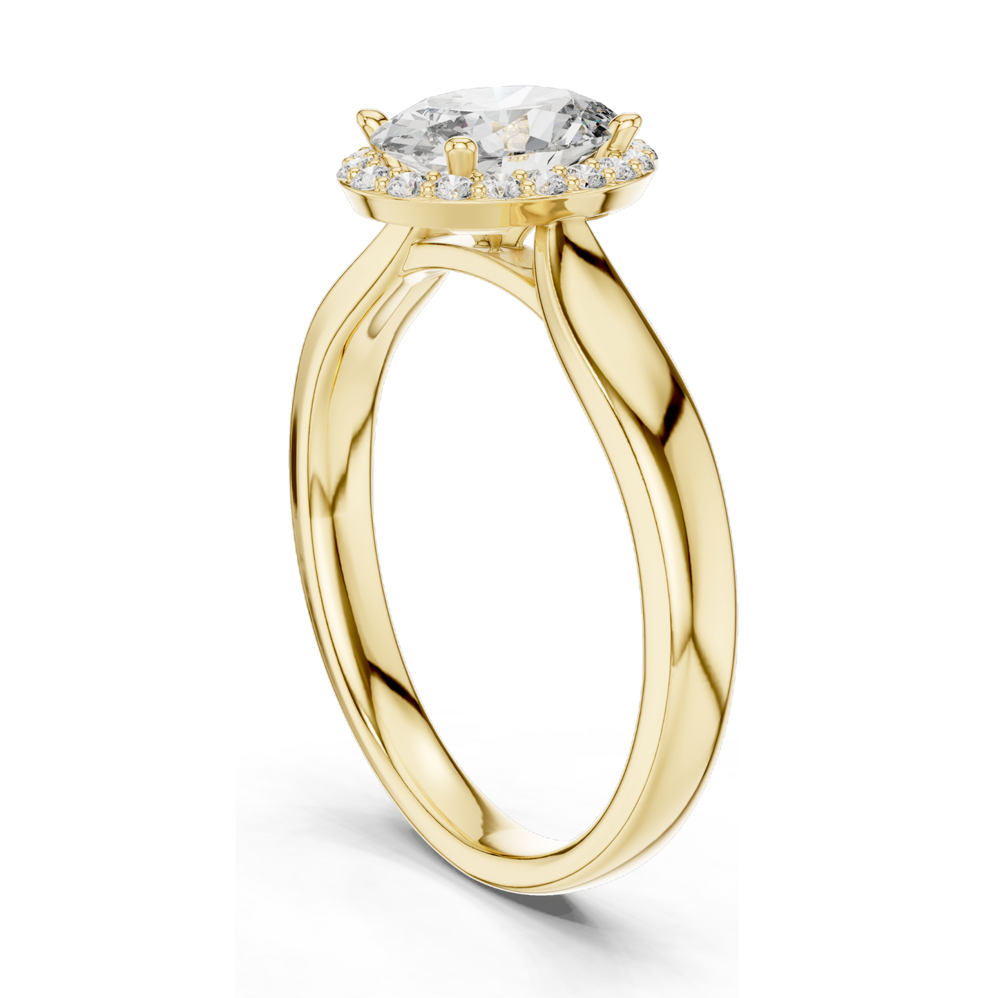 0.808 CT Lab Diamond Ring for Women | VVS-VS EF Clarity | 18KT, 14KT, 10KT Gold & 925 Silver | Rose, Yellow, White Gold & Moissanite Options