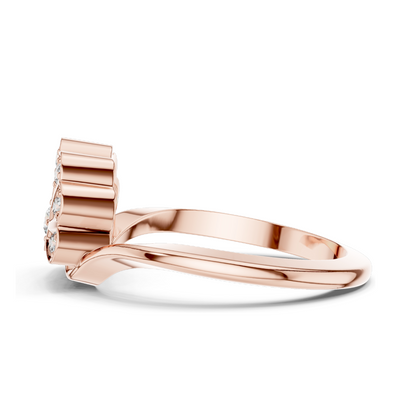 Lab Diamond Ladies Ring | 0.153 CT VVS-VS Clarity | 18KT, 14KT, 10KT Gold & 925 Silver | Rose, Yellow, White Gold & Moissanite Options