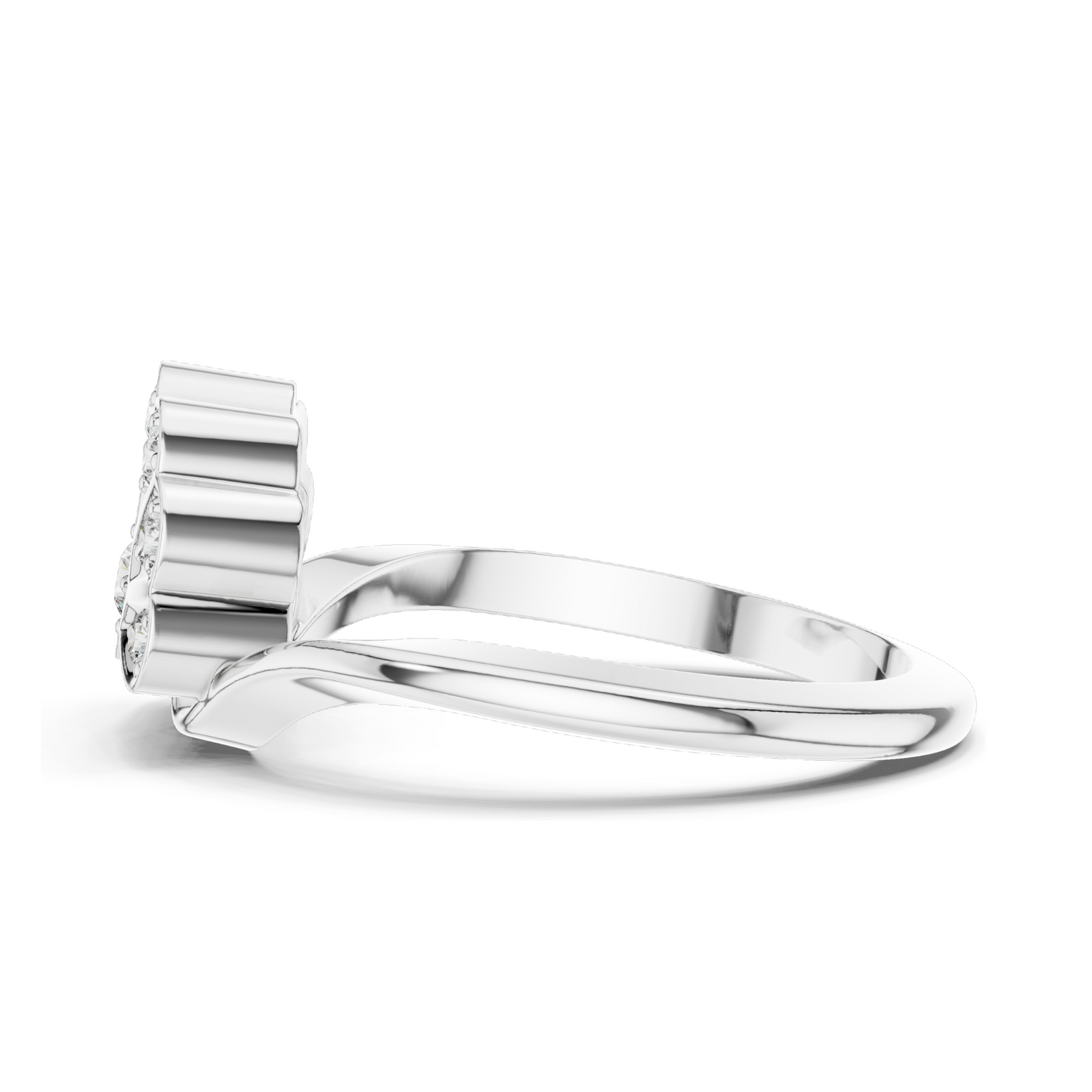 Lab Diamond Ladies Ring | 0.153 CT VVS-VS Clarity | 18KT, 14KT, 10KT Gold & 925 Silver | Rose, Yellow, White Gold & Moissanite Options