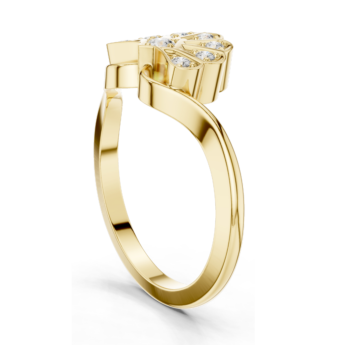 Lab Diamond Ladies Ring | 0.153 CT VVS-VS Clarity | 18KT, 14KT, 10KT Gold & 925 Silver | Rose, Yellow, White Gold & Moissanite Options