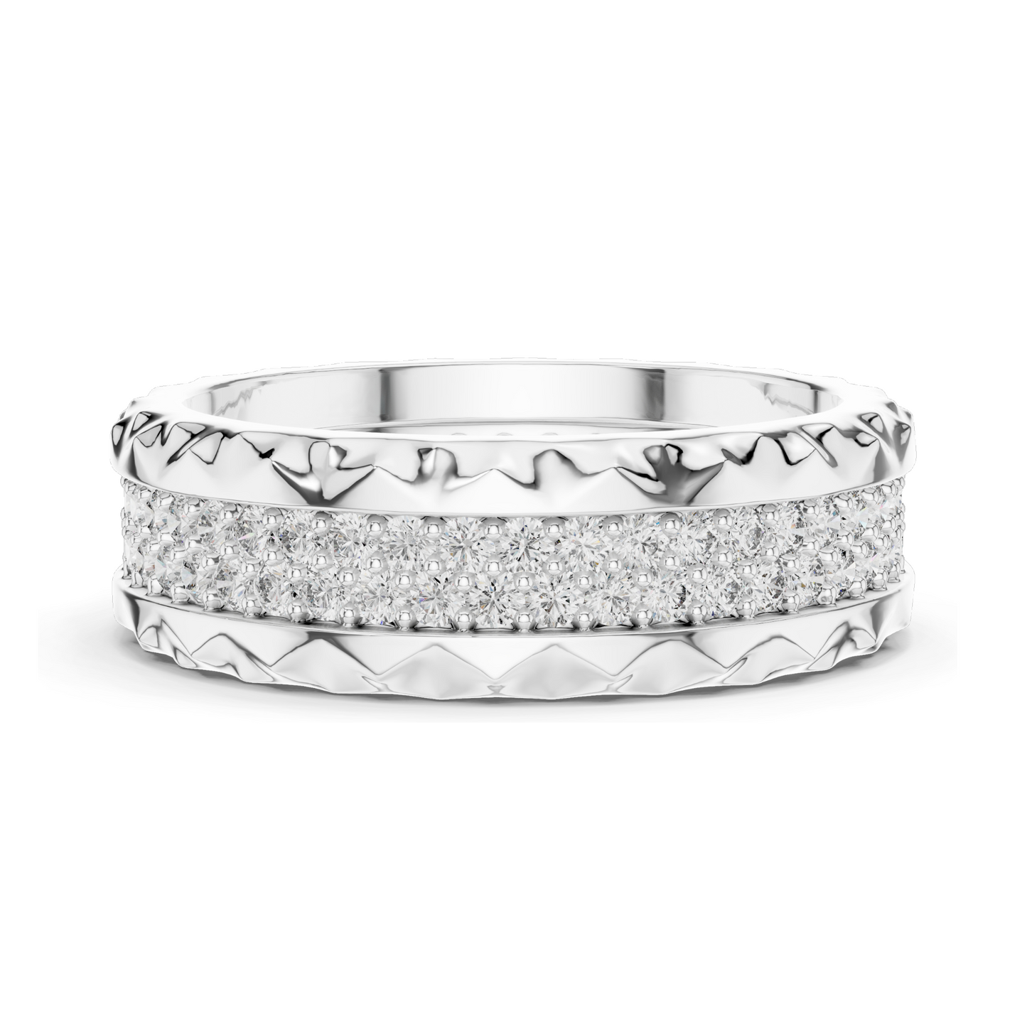 0.9 CT Lab Diamond & Moissanite Ladies Ring | VVS-VS EF Clarity | Available in 18KT, 14KT, 10KT Gold & 925 Silver | Rose, Yellow, White Gold