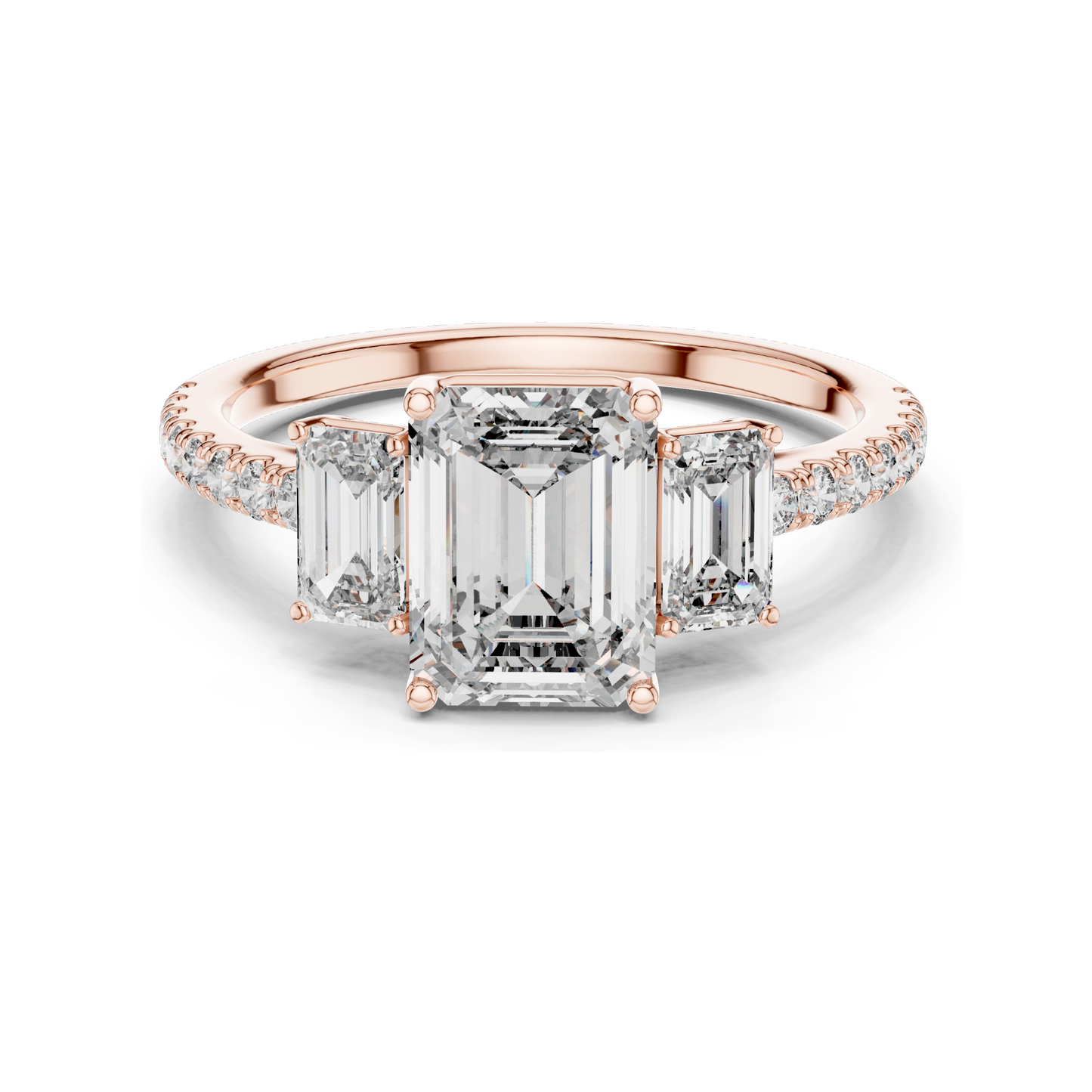 2.542 CT Round Brilliant Lab Diamond Ring for Women | VVS–VS EF Clarity | CVD Lab Diamond | 18KT, 14KT, 10KT Gold & 925 Silver | Rose, Yellow, White Gold & Moissanite Options