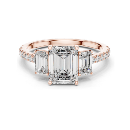2.542 CT Round Brilliant Lab Diamond Ring for Women | VVS–VS EF Clarity | CVD Lab Diamond | 18KT, 14KT, 10KT Gold & 925 Silver | Rose, Yellow, White Gold & Moissanite Options