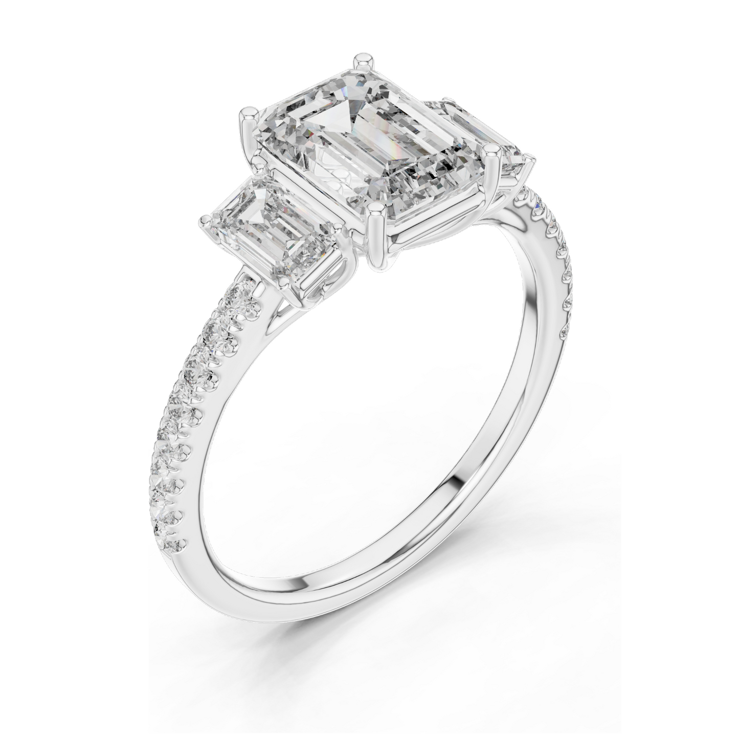 2.542 CT Round Brilliant Lab Diamond Ring for Women | VVS–VS EF Clarity | CVD Lab Diamond | 18KT, 14KT, 10KT Gold & 925 Silver | Rose, Yellow, White Gold & Moissanite Options