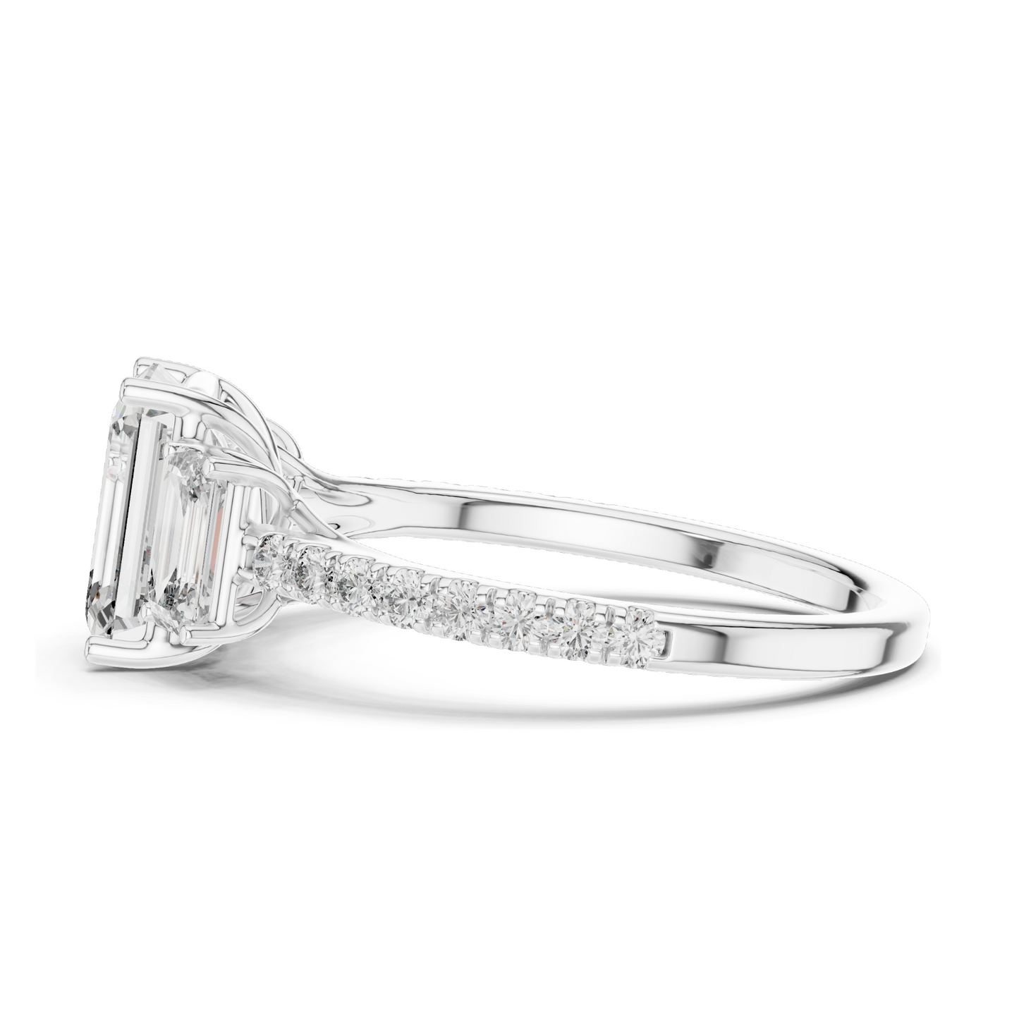 2.542 CT Round Brilliant Lab Diamond Ring for Women | VVS–VS EF Clarity | CVD Lab Diamond | 18KT, 14KT, 10KT Gold & 925 Silver | Rose, Yellow, White Gold & Moissanite Options