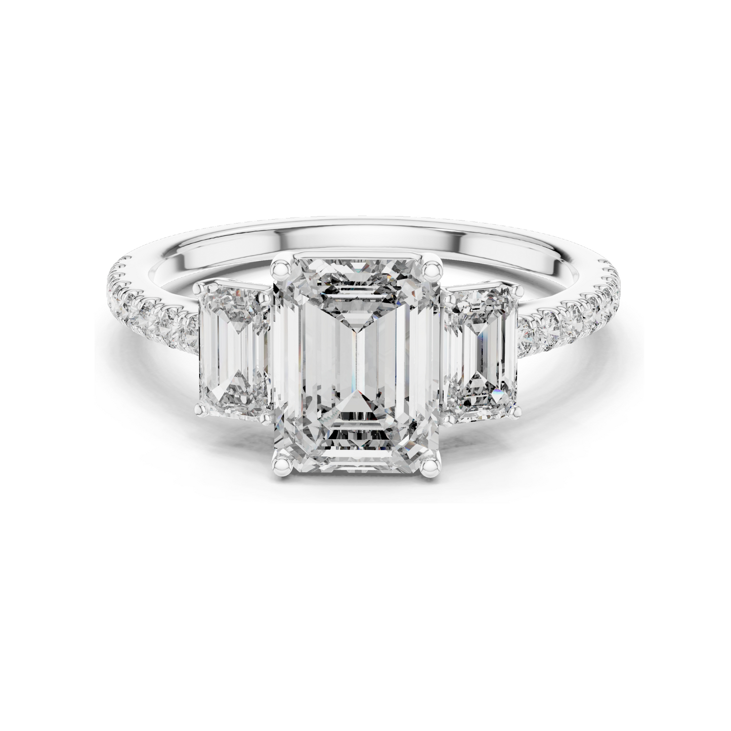 2.542 CT Round Brilliant Lab Diamond Ring for Women | VVS–VS EF Clarity | CVD Lab Diamond | 18KT, 14KT, 10KT Gold & 925 Silver | Rose, Yellow, White Gold & Moissanite Options
