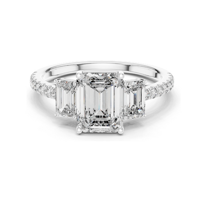 2.542 CT Round Brilliant Lab Diamond Ring for Women | VVS–VS EF Clarity | CVD Lab Diamond | 18KT, 14KT, 10KT Gold & 925 Silver | Rose, Yellow, White Gold & Moissanite Options
