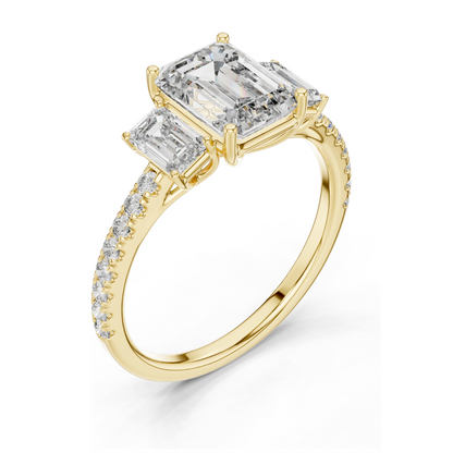 2.542 CT Round Brilliant Lab Diamond Ring for Women | VVS–VS EF Clarity | CVD Lab Diamond | 18KT, 14KT, 10KT Gold & 925 Silver | Rose, Yellow, White Gold & Moissanite Options