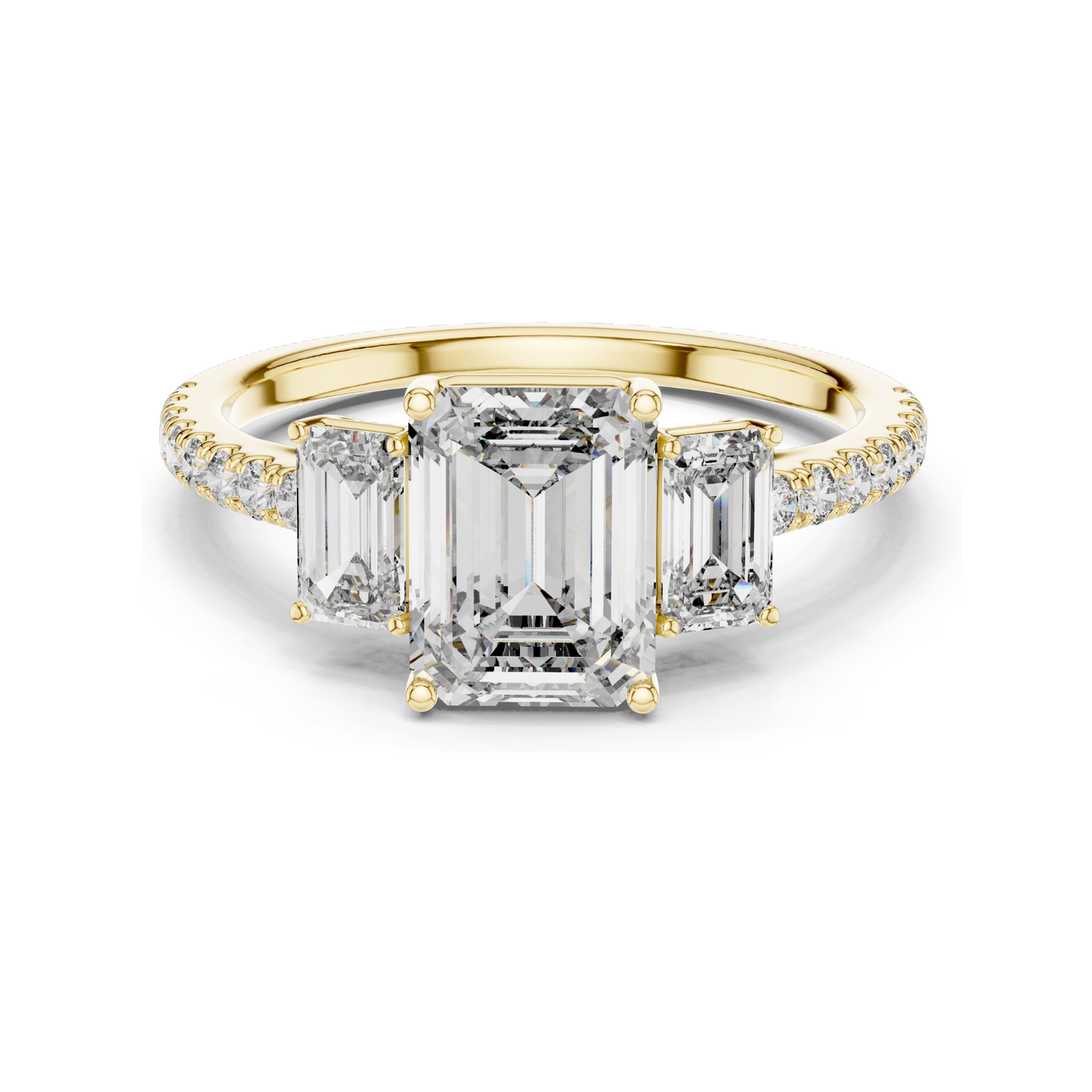 2.542 CT Round Brilliant Lab Diamond Ring for Women | VVS–VS EF Clarity | CVD Lab Diamond | 18KT, 14KT, 10KT Gold & 925 Silver | Rose, Yellow, White Gold & Moissanite Options