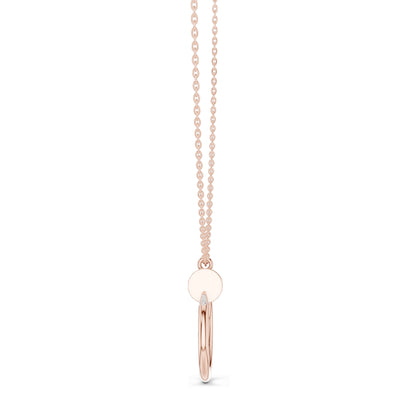 0.214 CT Lab-Created VVS-VS EF CVD Diamond Pendant Necklace | 18KT, 14KT, Rose, Yellow, White Gold | Luxury Fine Jewelry