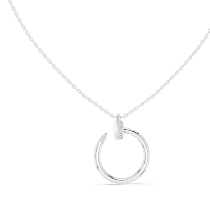 0.214 CT Lab-Created VVS-VS EF CVD Diamond Pendant Necklace | 18KT, 14KT, Rose, Yellow, White Gold | Luxury Fine Jewelry