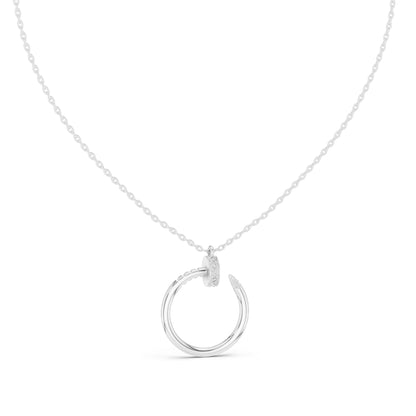 0.214 CT Lab-Created VVS-VS EF CVD Diamond Pendant Necklace | 18KT, 14KT, Rose, Yellow, White Gold | Luxury Fine Jewelry