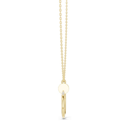 0.214 CT Lab-Created VVS-VS EF CVD Diamond Pendant Necklace | 18KT, 14KT, Rose, Yellow, White Gold | Luxury Fine Jewelry