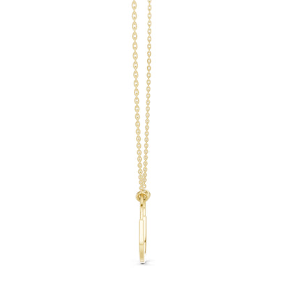 0.105 CT Lab-Created VVS-VS EF CVD Diamond Pendant Necklace | 18KT, 14KT, Rose, Yellow, White Gold | Elegant Fine Jewelry