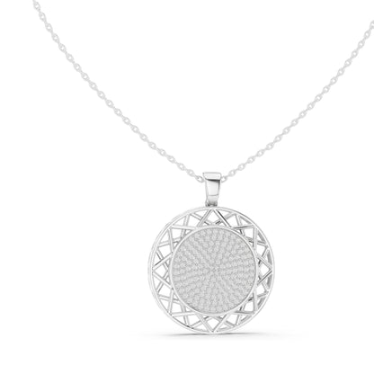 1.152 CT Lab-Created VVS-VS EF CVD Diamond Pendant Necklace | 18KT, 14KT, Rose, Yellow, White Gold | Luxury Fine Jewelry