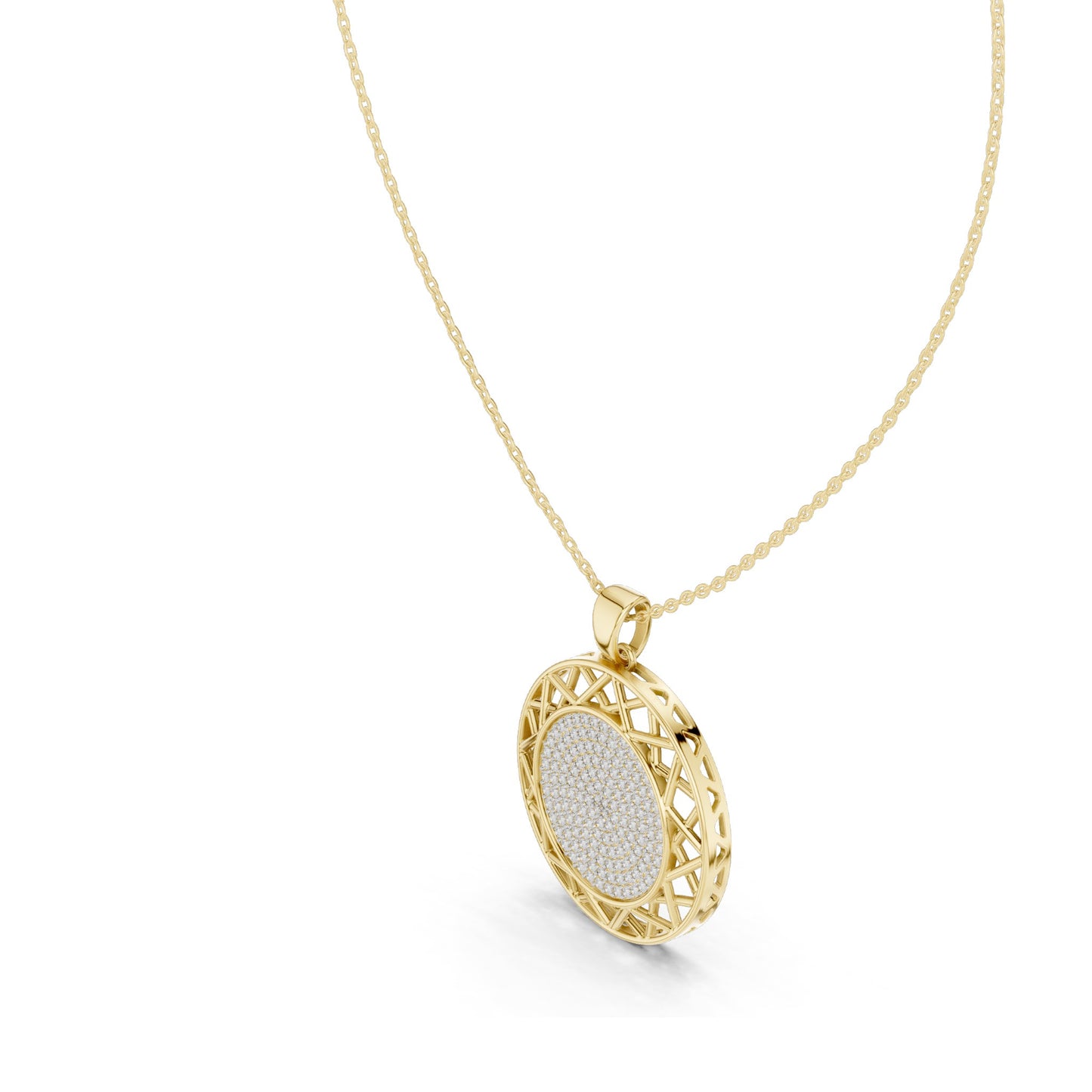 1.152 CT Lab-Created VVS-VS EF CVD Diamond Pendant Necklace | 18KT, 14KT, Rose, Yellow, White Gold | Luxury Fine Jewelry
